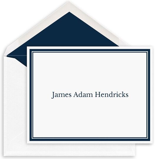 Simple Frame Folded Note Cards